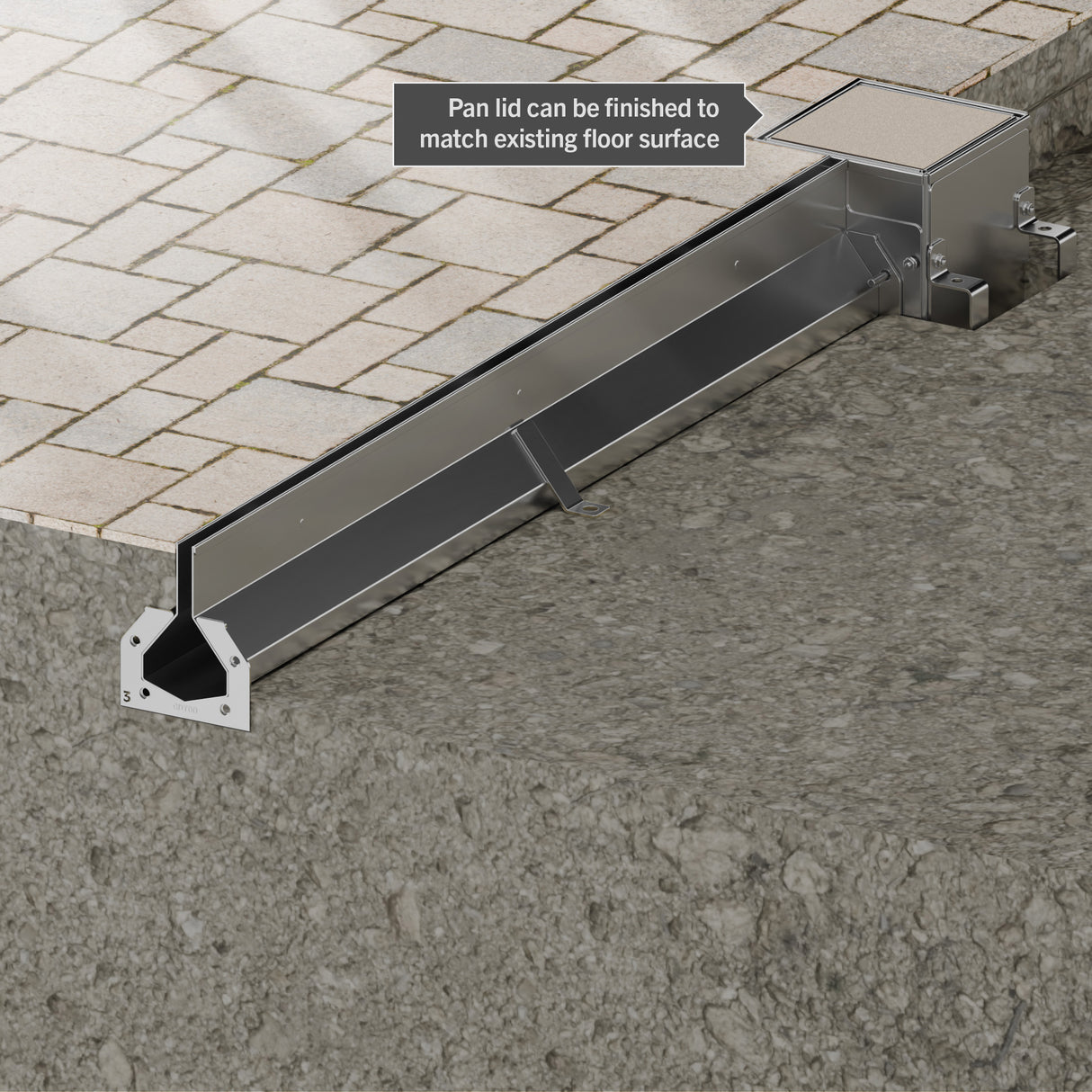 ½” Stainless Steel Slot Drain Kit