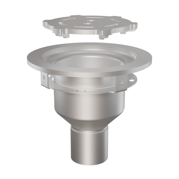 Cone Area Drain with lid