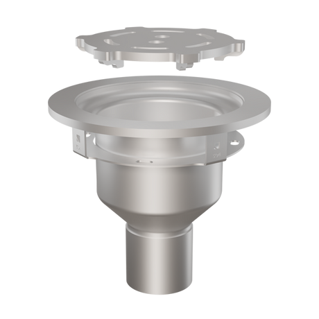 Cone Area Drain with lid