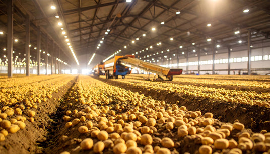 Potato field indoor agriculture warehouse