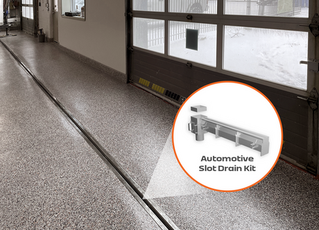 Slot Drains and Epoxy Coatings: Enhancing Automotive Shop Floors