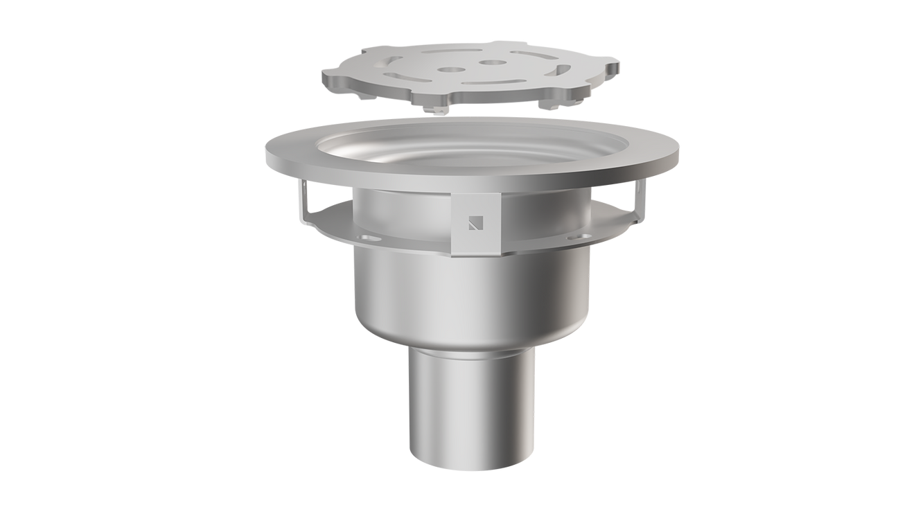 Round area Drain with Lid