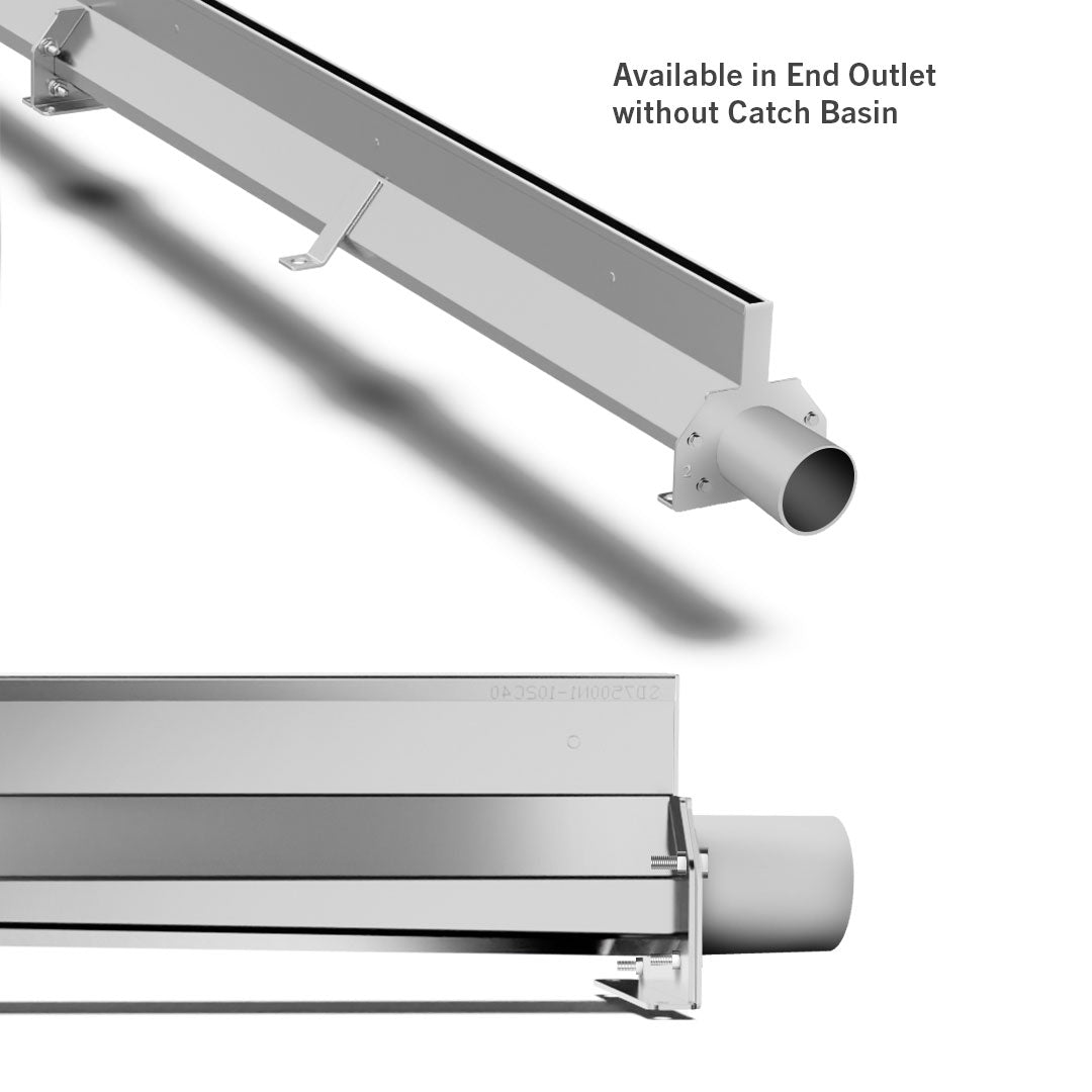 ½” Stainless Steel Slot Drain Kit