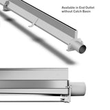 ½” Stainless Steel Slot Drain Kit