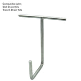 Pan lid lifter tool for drainage kits