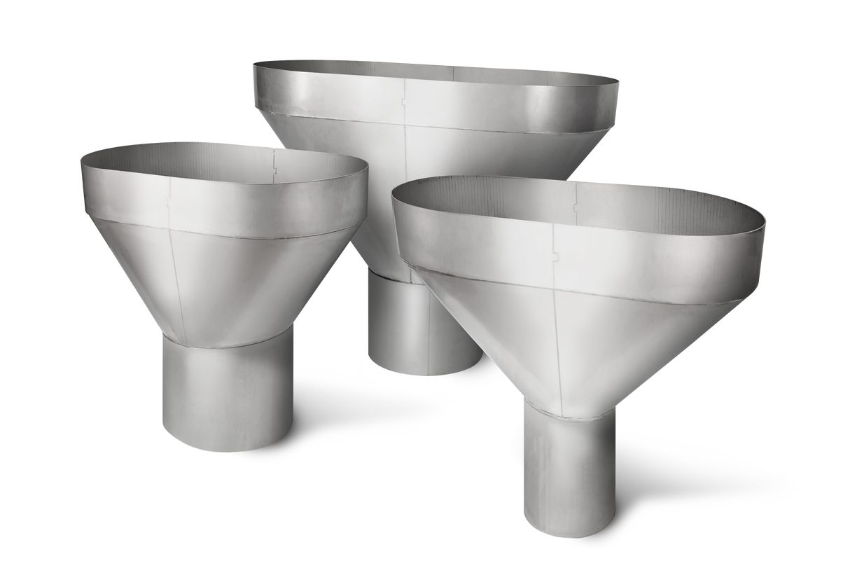 Large Funnel Hub Drains