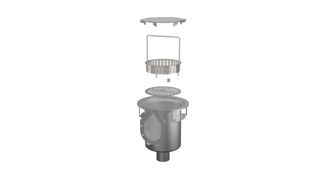 Circular Catch Basin Exploded View