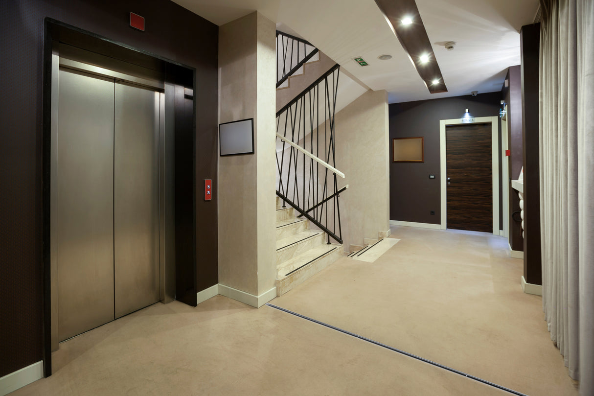 Elevator Lobby Drain in Building